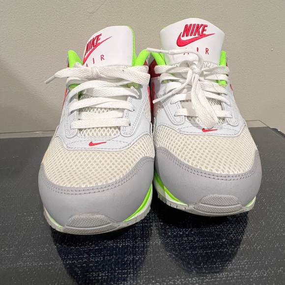 Nike Sneakers - White Pink and Neon Green - Picture 9 of 10